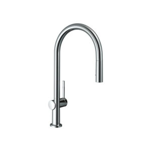 Miasītājs TALIS M54 210, virtuves, ar izvelkamu snīpi, 2jet, chrome, HANSGROHE