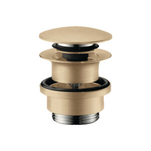 Noplūde PUSH-OPEN, izlietnei, Brushed Bronze, HANSGROHE