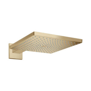 Dušas galva RAINDANCE E, 300x300mm, ar turētaju no sienas, brushed bronze, HANSGROHE