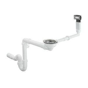 Noplūde-pārplūde D14-10, virtuves izlietnei, manuālā, stainless steel, HANSGROHE