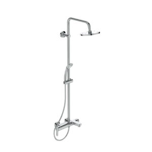 Dušas sistēma IDEALRAIN SOFT, ar dušas galvu D200mm, maisītāju vannai un rokas dušu, IDEAL STANDARD