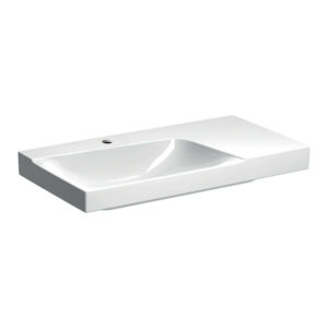 Izlietne XENO2 ar plauktu labajā pusē, 900x480mm, white, GEBERIT