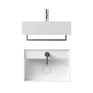 Izlietne pie sienas HIDE 500x350mm, white, ALICE CERAMICA