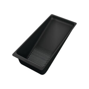 Grozs skalošanai F14, virtuves izlietnei, 190x426x123mm(h), matt black, HANSGROHE