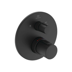 Termostats CERATHERM T100, ar 2-ām funkcijām, Black Matt, IDEAL STANDARD