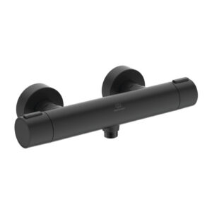 Maisītājs CERATHERM ALU+, dušai, ar termostatu, Black Matt, IDEAL STANDARD