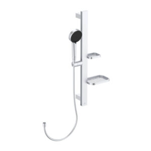 Dušas komplekts IDEALRAIN ALU+, ar stieni 600mm un dušas galvu100mm, Silver, IDEAL STANDARD
