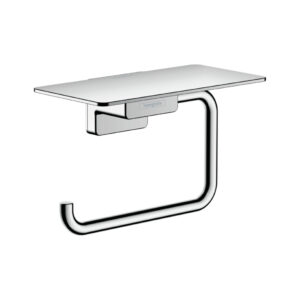 Tualetes papīra turētājs ADDSTORIS, ar plauktiņu, chrome, HANSGROHE