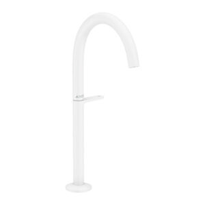 Maisītājs AXOR ONE SELECT 260, izlietnei, ar noplūdi Push-Open, White Matt, AXOR