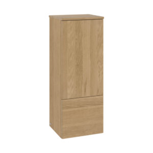 Skapis ANTAO, 414 x1039x356, LED, eņģes labajā pusē, Honey Oak, VILLEROY&BOCH