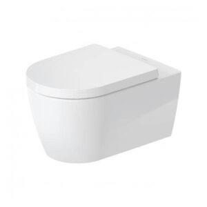 Klozetpods ME BY STARCK, HygieneFlush, Rimless, piekarams, ar softclosing vāku, white/HyGl, DURAVIT
