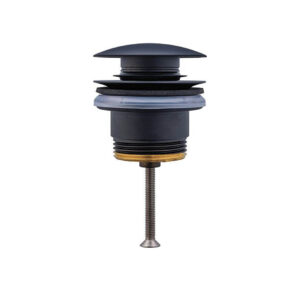 Noplūde PUSH-OPEN, izlietnei, black matt, DURAVIT