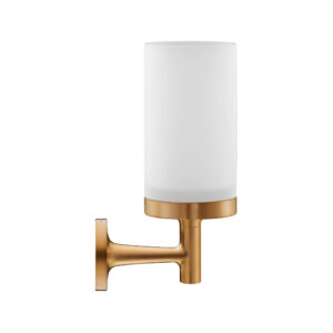 Glāze STARCK T, ar turētāju, matēts stikls/ brushed bronze, DURAVIT