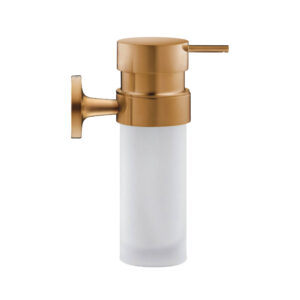Šķidro ziepju dozators STARCK T, ar turētāju, matēts stikls/ brushed bronze, DURAVIT