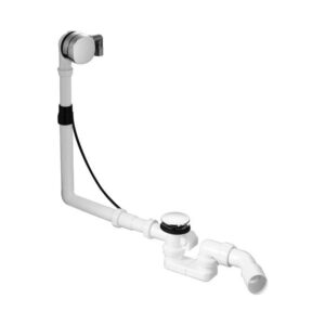 Noplūde-pārplūde QUADROVAL vannai, chrome, DURAVIT