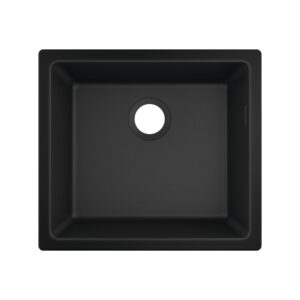 Virtuves izlietne S510-U450, 500x450mm, pabūvējama, Graphiteblack, HANSGROHE