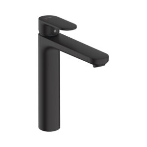 Maisītājs VERNIS BLEND, izlietnei, augstais, bez pop-up, black matt, HANSGROHE