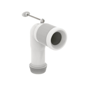 Pieslēguma caurule klozetpodam, 60-160mm, 90', IDEAL STANDARD