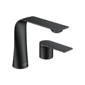 Maisītājs D.1, izlietnei, uz 2-iem caurumiem, black matt, DURAVIT