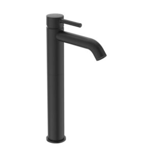 Maisītājs CERALINE, izlietnei, augstais, 5 l/min. bez pop-up, black matt, IDEAL STANDARD