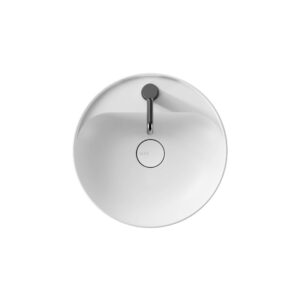 Izlietne virsmai FORM, d450mm, ar vietu krānam, white, ALICE CERAMICA