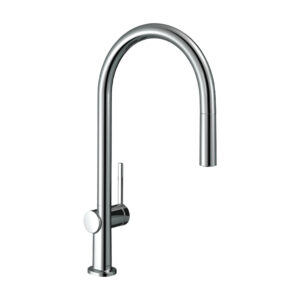 Miasītājs TALIS M54 210, virtuves izlietnei, ar izvelkamu snīpi, chrome, HANSGROHE