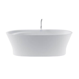 Vanna CAPE COD brīvi stāvoša, 1855x885mm, ar kājā un nopl./pārpl., white DuraSolid, DURAVIT