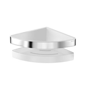 Dušas plaukts  stūra MOLL, chrome/white, KEUCO