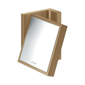 Spogulis kosmetiskais AXOR UNIVERSAL RECTANGULAR, palielināšana x1,7, Brushed Bronze, AXOR