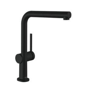 Maisītājs virtuves izlietnei TALIS M54 270, ar izvelkamu snīpi,Black matt, HANSGROHE