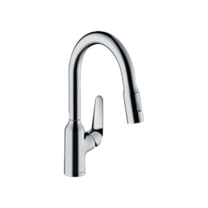 Maisītājs M429-H180, virtuves, ar izvelkamu šļūteni, chrome, HANSGROHE