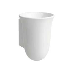 Glāze NEW CLASSIC, ar turētāju, white, LAUFEN
