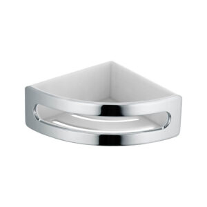 Stūra dušas plauktiņš ELEGANCE, 18x7hx18, white/chrome,  KEUCO