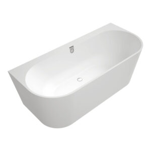 Vanna OBERON,1800x800mm, ar priekšējo paneli, noplūdi-pārplūdi un kājām, Quaryl/white, VILLEROY&BOCH