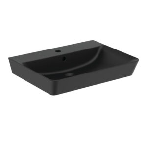 Izlietne CONNECT AIR CUBE, 600x460mm, black matt, IDEAL STANDARD