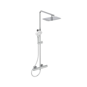 Duš.sistēma CERATHERM 100 (termostats, augš.galva 300x200mm, rokas duša) chrome, IDEAL STANDARD