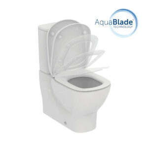 Klozetpods TESI AQUABLADE, grīdas, BTW, white, IDEAL STANDARD