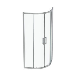 Dušas kabīne CONNECT2, 900x900xH1950mm, R550, bīdamās, Causp.stikls/Bright silver/IC, IDEAL STANDARD