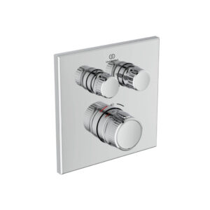 Maisītājs-termostats dušai NAVIGO, 2 izvadiem, ārēja daļa, Chrome, IDEAL STANDARD