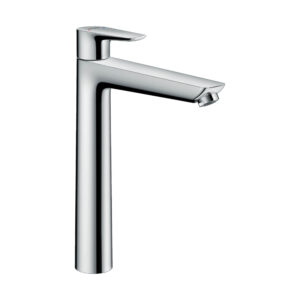 Maisītājs TALIS E, izlietnes, augstais, bez pop-up, chrome, HANSGROHE