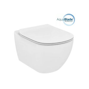 Klozetpods TESI AQUABLADE, piekarams, white, IDEAL STANDARD