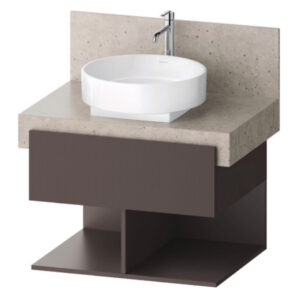 Plaukts konsolei BALCOON, zem izlietnes, 522x700x570 mm, slate brown matt, DURAVIT