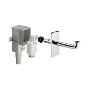 Sifons GEBERIT,  izlietnei, space-saving, chrome, GEBERIT