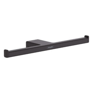 Tualetes papīra turētājs ADDSTORIS,dubultais, Black matt, HANSGROHE