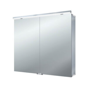 Spoguļskapis ASIS PURE LED, 800x728mm, ar LED apgaismojumu, aluminium, EMCO