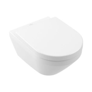 Klozetpods ARCHITECTURA, piekarams,TwistFlush, ar softclosing vāku, white/CeramicPlus, VILLEROY&BOCH