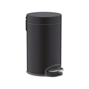 Miskaste ADDSTORIS, ar vāku, 3L, Black matt, HANSGROHE