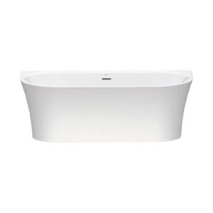 Vanna DURASENJA, 1700x800mm, BTW, acrylic, white, DURAVIT