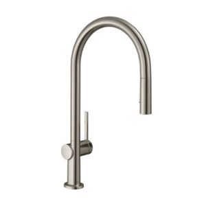 Miasītājs TALIS M54 210 , virtuves, ar izvelkamu snīpi, 2-jet, Stainless steel, HANSGROHE