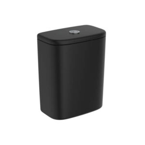Skalošanas kaste TESI, ūdens pievads no apakšas, Black matt, IDEAL STANDARD